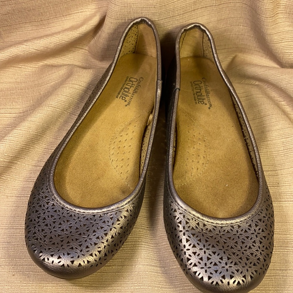 Croft&Barrow Ortholite metallic color ballet flats